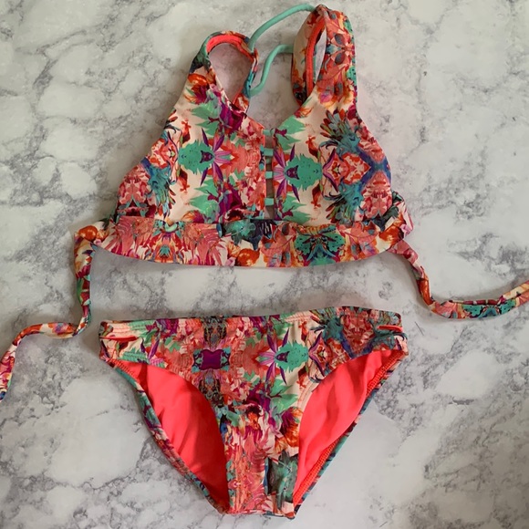Little Peixoto Girls Tropical Print Bikini - Picture 1 of 4